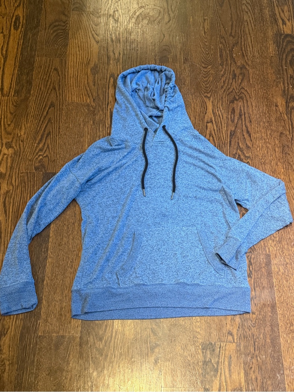 Women’s Blue Hooded Sweater - Lightweight Pullover